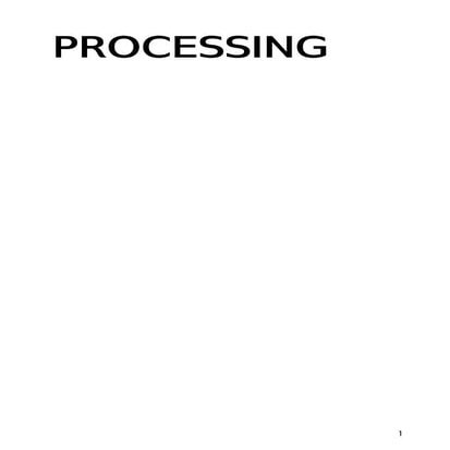Processing Pdf