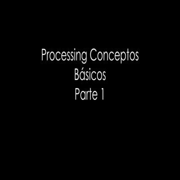 Processing conceptosb part1