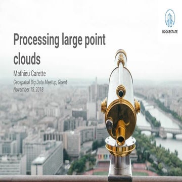 Processing large point clouds