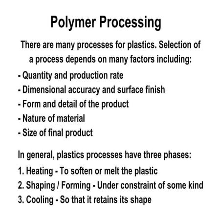 Processing polymer