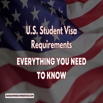 Visa Basics For International Students In The United States | PDF