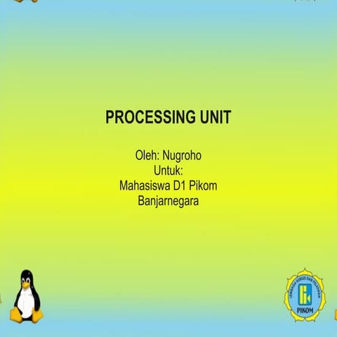 Processing unit | PPT