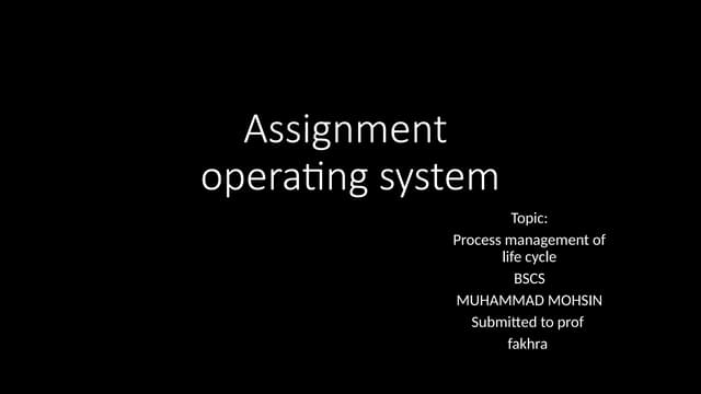 process management of life cycle.pptx in ..