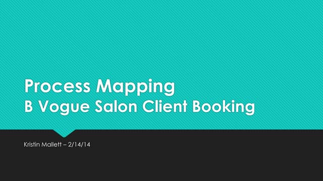 Process mapping
