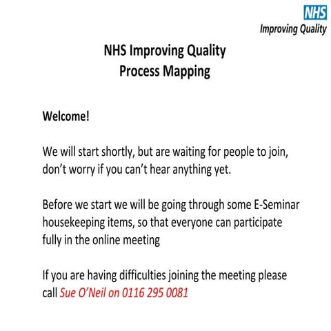 Introduction to Process Mapping