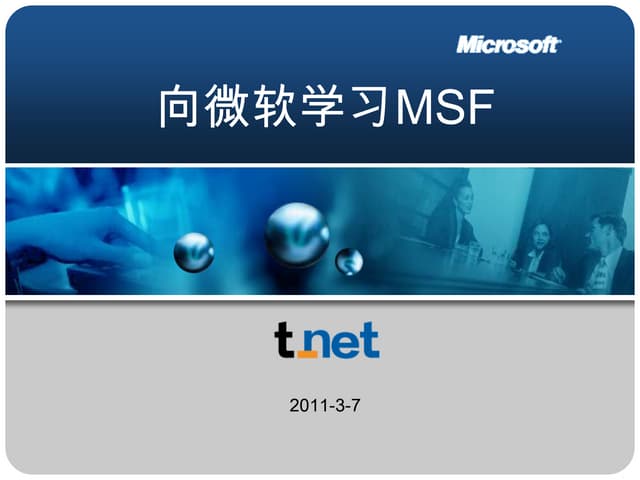 MSF Process model