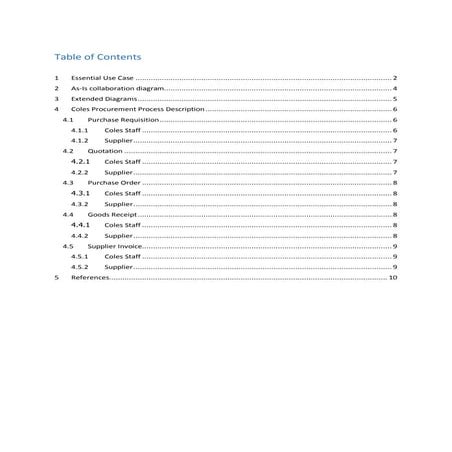 Process Model Document | PDF