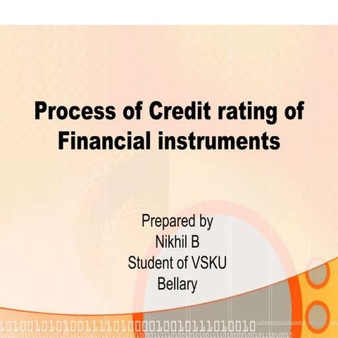 Processofcreditrating