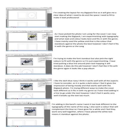 + Process of digipack