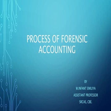 Process of Forensic Accounting