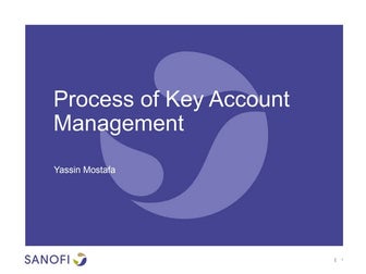 Process of key account managment
