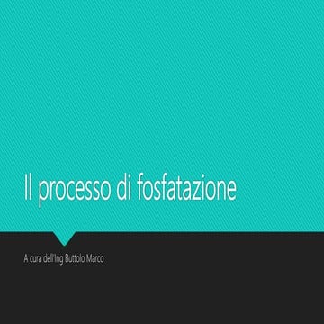 Processo fosfatazione