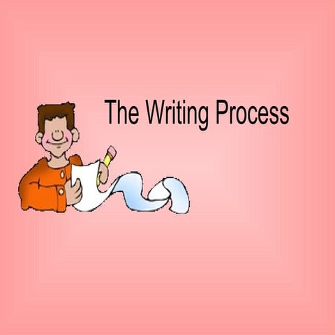 Process Of Writing