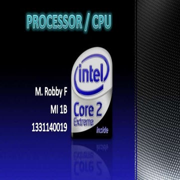 Processor CPU