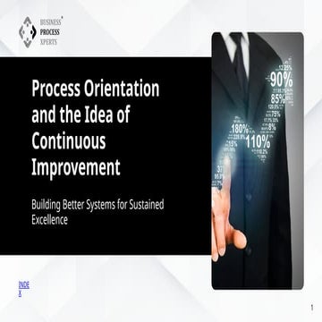 Process Orientation & Continuous Improvement: Building Smarter, Stronger Workflows