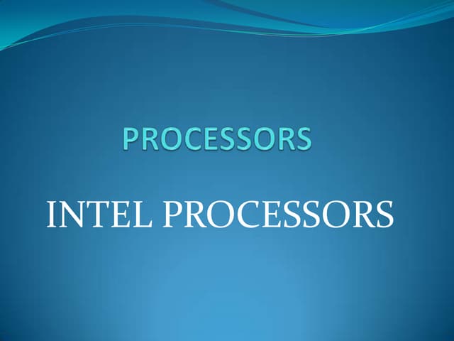 Intel Processors