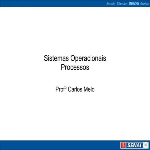 Processos threads senai
