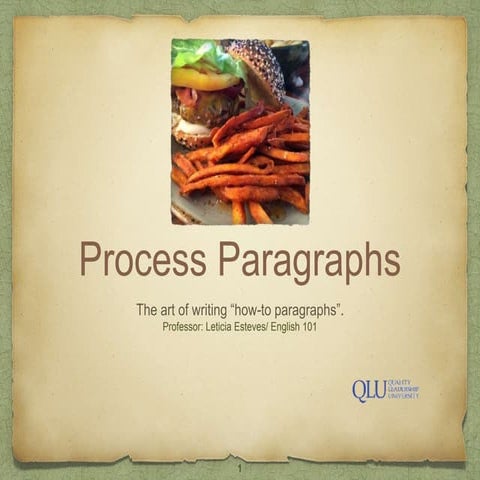 Process paragraphs