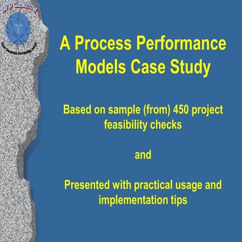 Process performance models case study