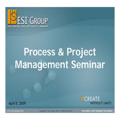 Process Project Mgt Seminar 8 Apr 2009(2)