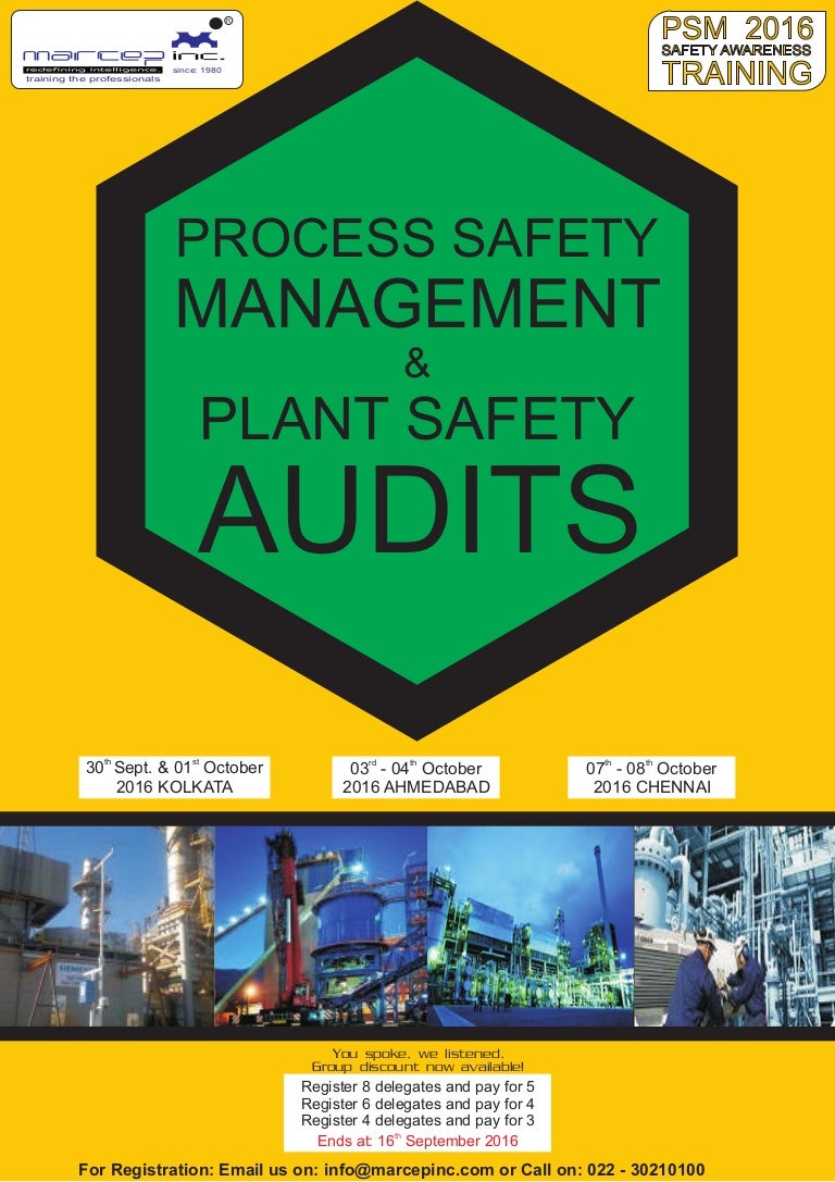 Plant Safety Audits & Process Safety Management