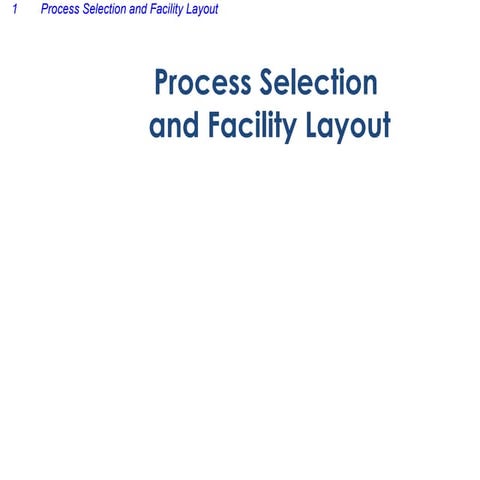 Process selection2