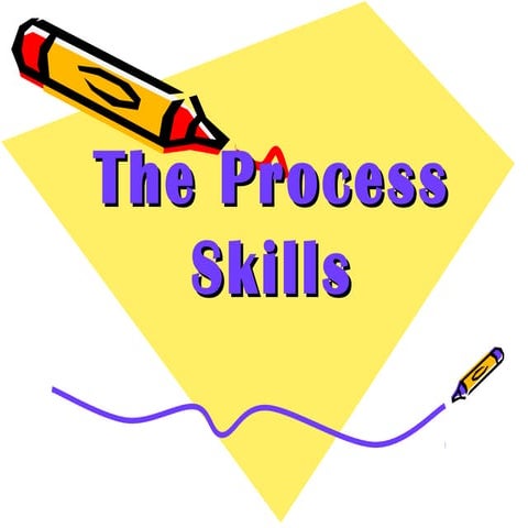 Process skills in Science