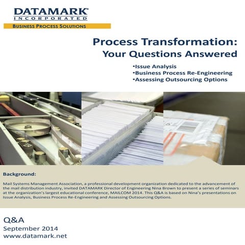Process Transformation: Your Questions Answered