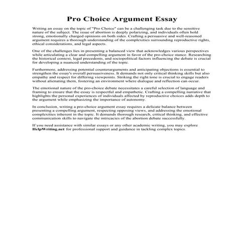 Pro Choice Argument Essay.pdf