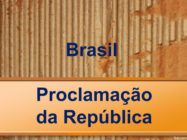 Proclamação da república