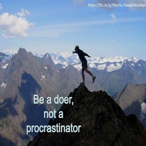 Overcoming Procrastination