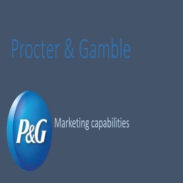 Procter and gamble | PPT