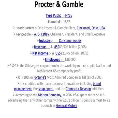 procter-gamble-by-gulab-ppt