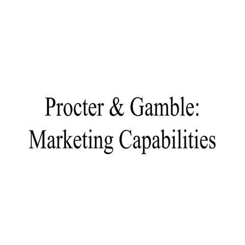 Procter & Gamble