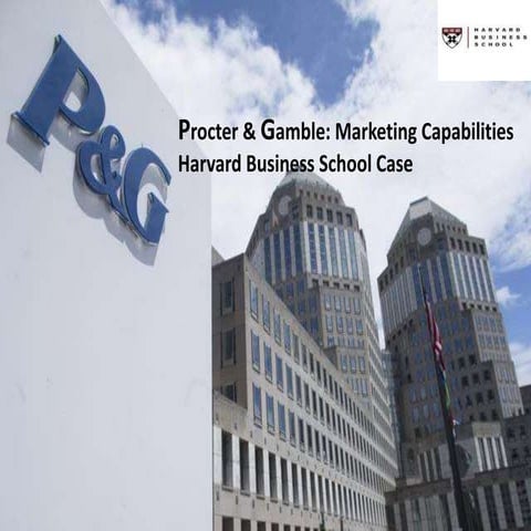 Procter & Gamble : Marketing capabilities