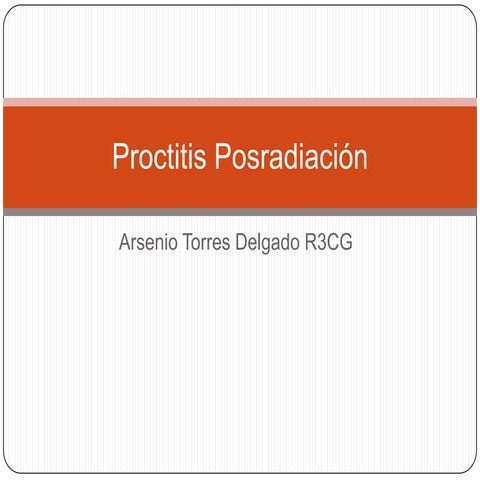 Proctitis.pptx