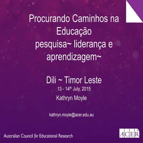 Procurando caminhos na educacao pesquisa