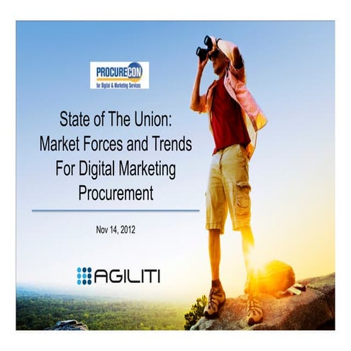Market Forces and Trends For Digital Marketing Procurement