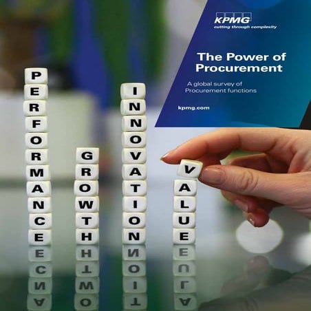 Procurement Benchmarking Survey 2012   Main Report   The Power Of Procurement