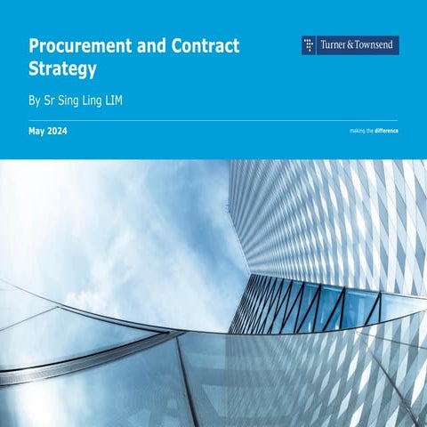 Procurement and Contract Strategy in Malaysia
