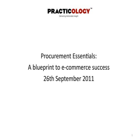 Procurement essentials 1 martin newman uk