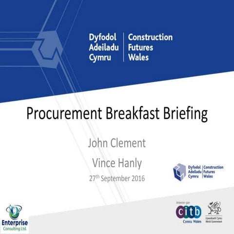 CFW Procurement Workshop October 2016