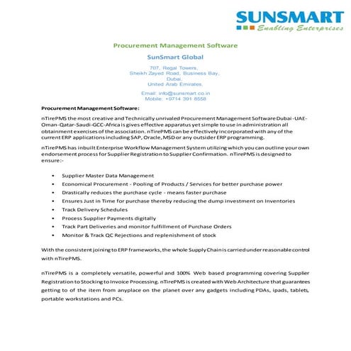 Procurement Management Software