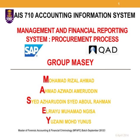 Procurement of enterprise resource planning systems v6   final