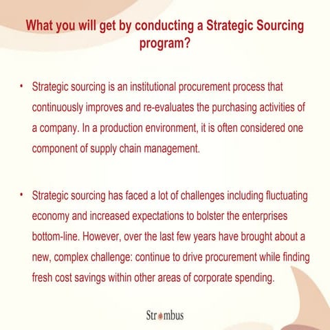 Procurement Performance