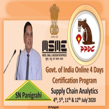 #Procurement Strategies & strategic Sourcing : Cost Reduction - By SN Panigrahi