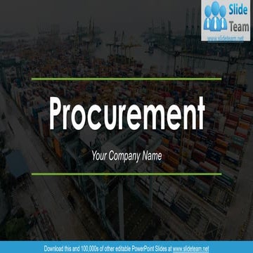 Procurement PowerPoint Presentation Slides