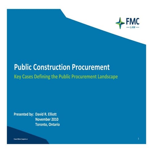 Procurement and Subcontractors | PPTX