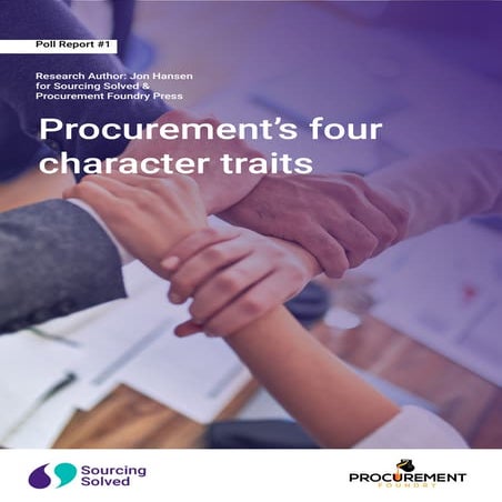 Procurement's Four (Most Desirable) Character Traits
