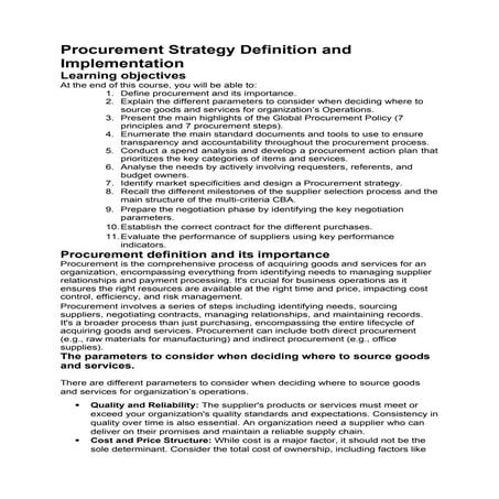 Procurement Strategy Implementation.docx